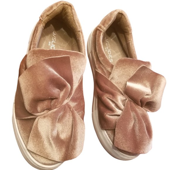 JSlides | Annabelle | Platform Sneaker | Bow | Size: 7M - Picture 6 of 16